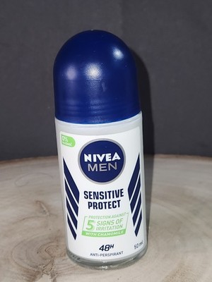 Nivea Men Sensitive Protect Antiperspirant Roll On Deodorant, 1.7oz (50ml)~NEW 