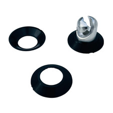 Quarter Turn DZUS Button Fastener Washers - Black 25pk
