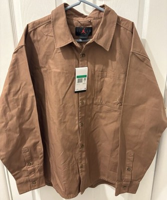 Size XL Nike Jordan Essentials Men's Button-Down Shirt FV7446-223