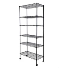 Heavy Duty 6-Tier Shelving Units Adjustable, Wire Shelf with 1000 lbs Capacit...