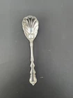 Vintage Wild Rose International Sterling Silver Sugar Shell Spoon 30g