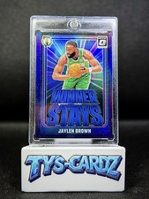 2024-25 Panini Donruss Optic - Winner Stays Jaylen Brown #7 Purple Prizm Celtics