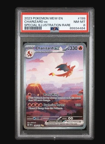 2023 Pokemon MEW EN-151 199 Charizard Special Illustration Rare PSA 8
