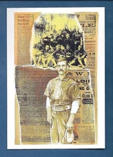 Vermont Historical Society #20 TOM LYNCH, 1884-85 Quicksteps~Phillies FIRST CARD