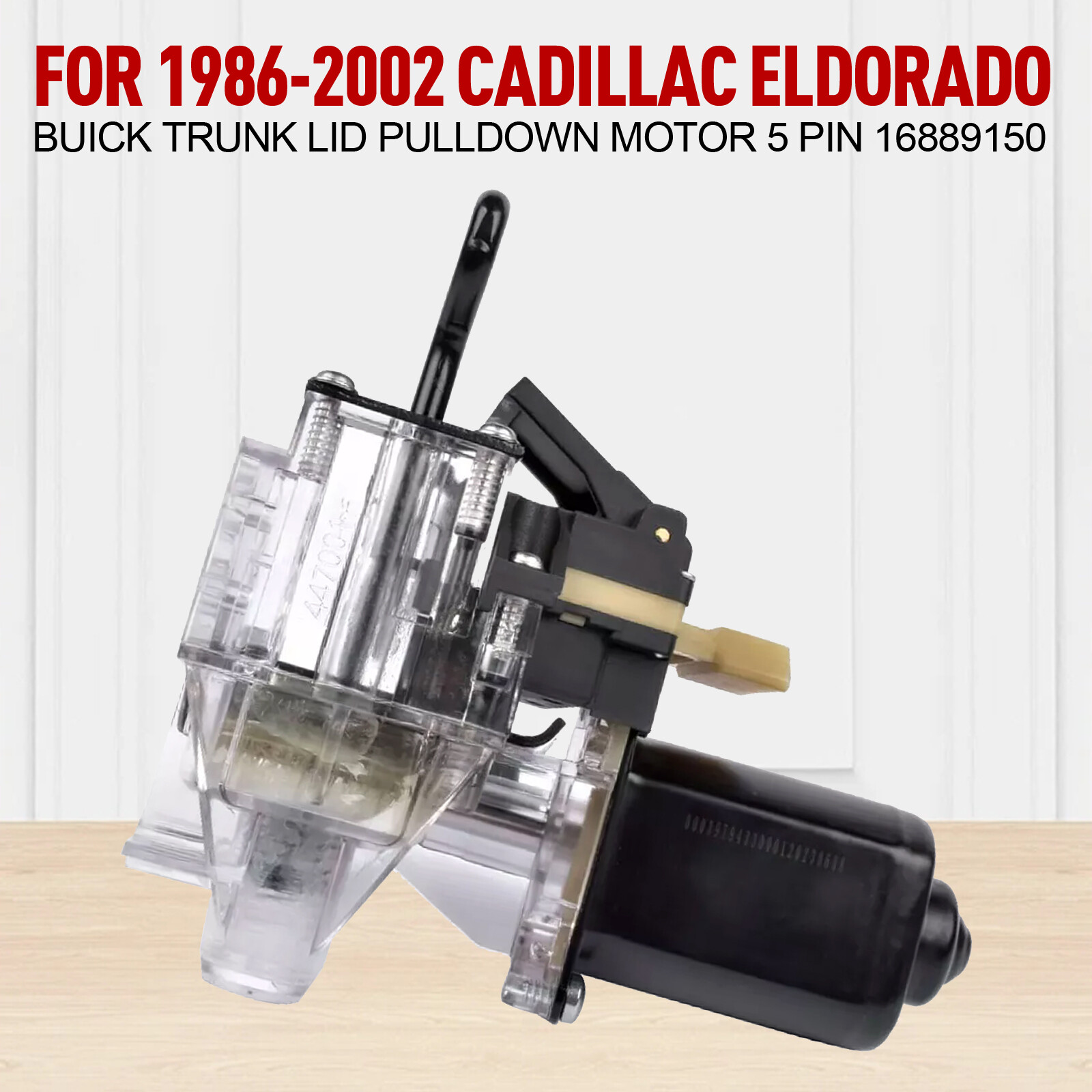 For 1986-2002 Cadillac Eldorado Buick Trunk Lid Pulldown Motor 5 Pin 16889150ZCa