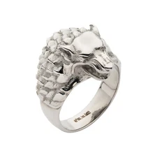 GAME OF THRONES HOUSE STARK WOLF RING - Officially Licensed Direwolf Head Ring