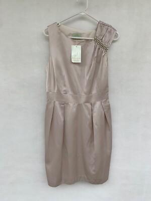 Womens Review Annabelle Viscose Linen Pencil Dress Shift Solid Silver Size 10 | eBay Womens Review Annabelle Viscose Linen Pencil Dress Shift Solid Silver Size 10 | eBay