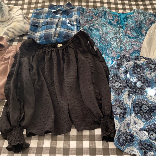 Womens XS Shirts Blouses Tanks Sweatshirts Loft Used Lot Of 17