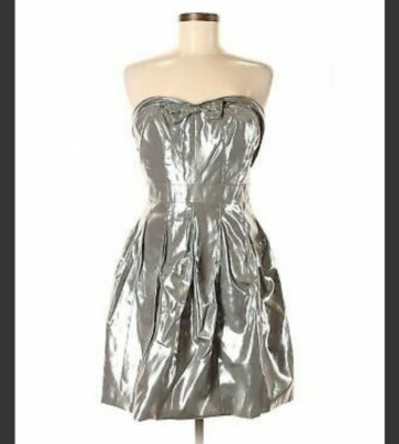 karen millen silver dress