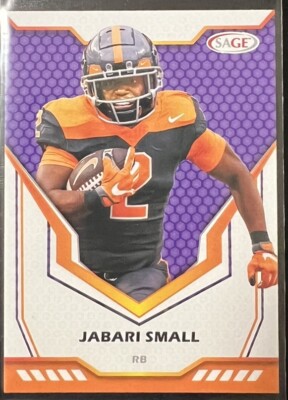 2024 Sage Football Purple Jabari Small #129 Tennessee Titans