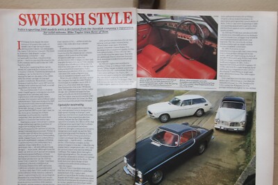 CC 1987 magazine article: VOLVO AMAZON & 1800 P1800ES