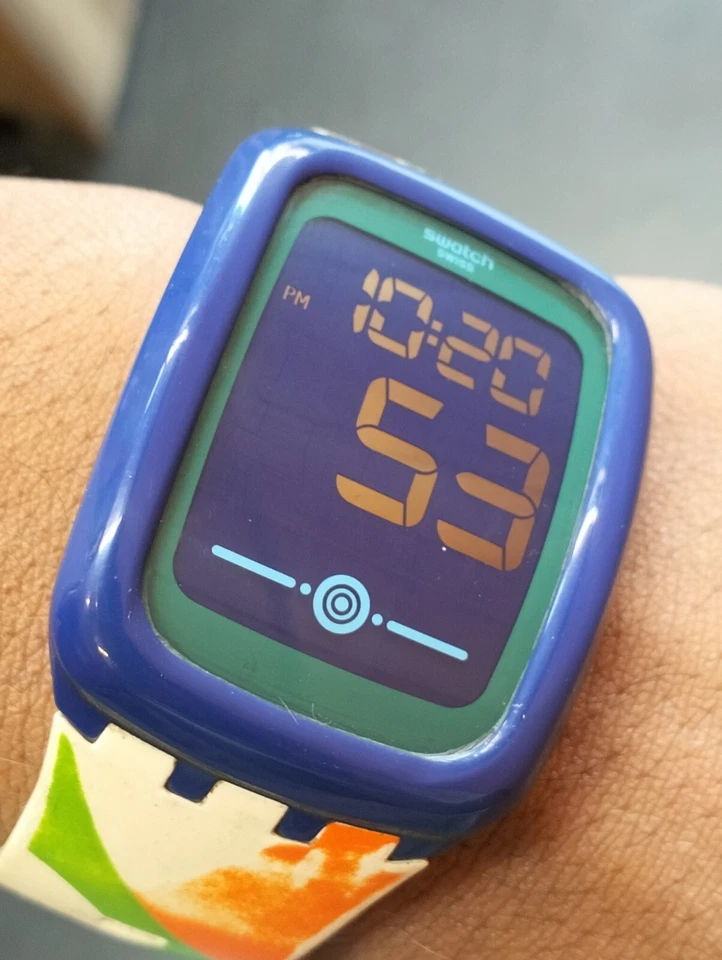 RELOJ VERAOZERO2 BLUETOOTH LCD DIGITAL TÁCTIL SUIZO HOMBRE COMPLETO FUNCIONANDO VINTAGE Foto 4 de 4