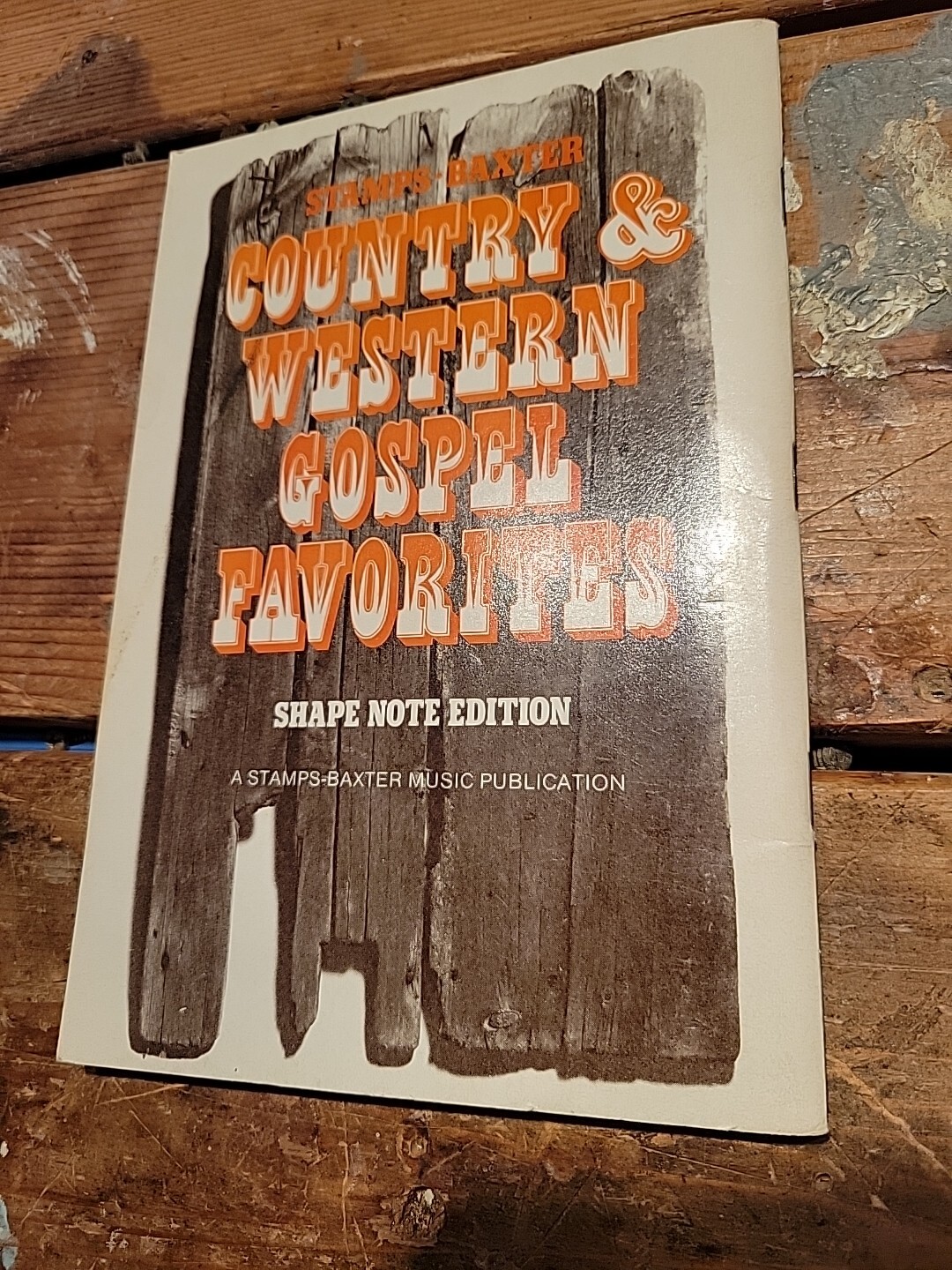 1974 Stamps Baxter Country and Western Gospel Favorites Shape Note VG