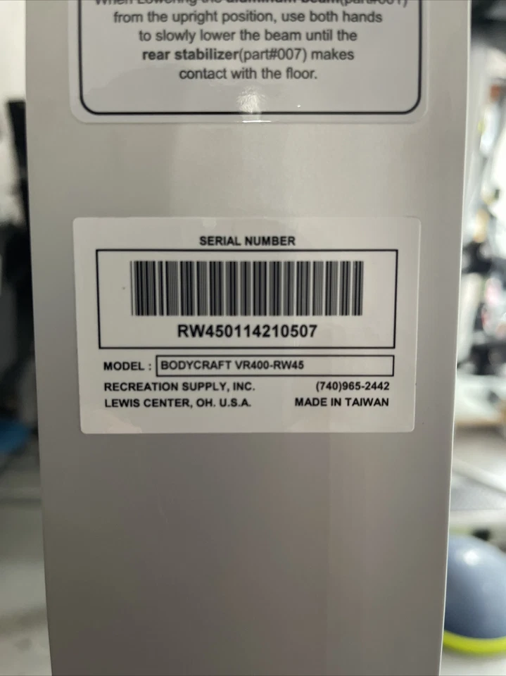 BodyCraft Rower VR 400 Gray and black - Image 2 of 4