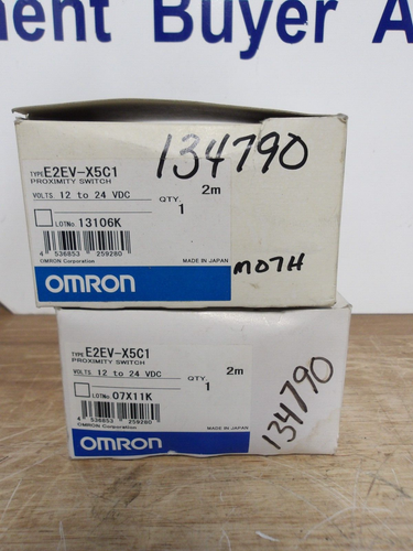Omron E2EV-X5C1 Näherungsschalter (2 Stück) #3191027G Neu im Karton - Bild 1 von 9
