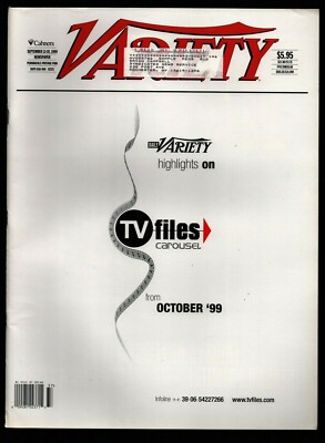 Variety Magazine Sep 13 1999 Adam Sandler Meg Ryan Pitt Helana Carter 112221WEEM