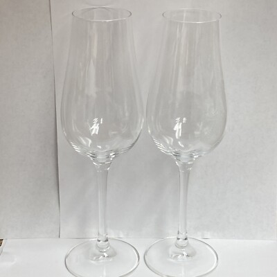 2 Long Stem Tulip Champaign Wine Crystal Glass Schott Zwiesel WS
