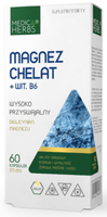 Medica Herbs Magnesium Diglycinat Chelat Vitamin B6 175Mg 60 Kapseln
