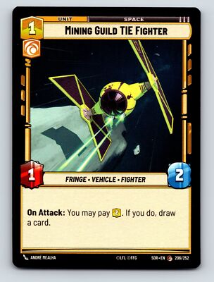 Aggression Mining Guild TIE Fighter Vehicle Unit Space On Attack 1C 2H 1P