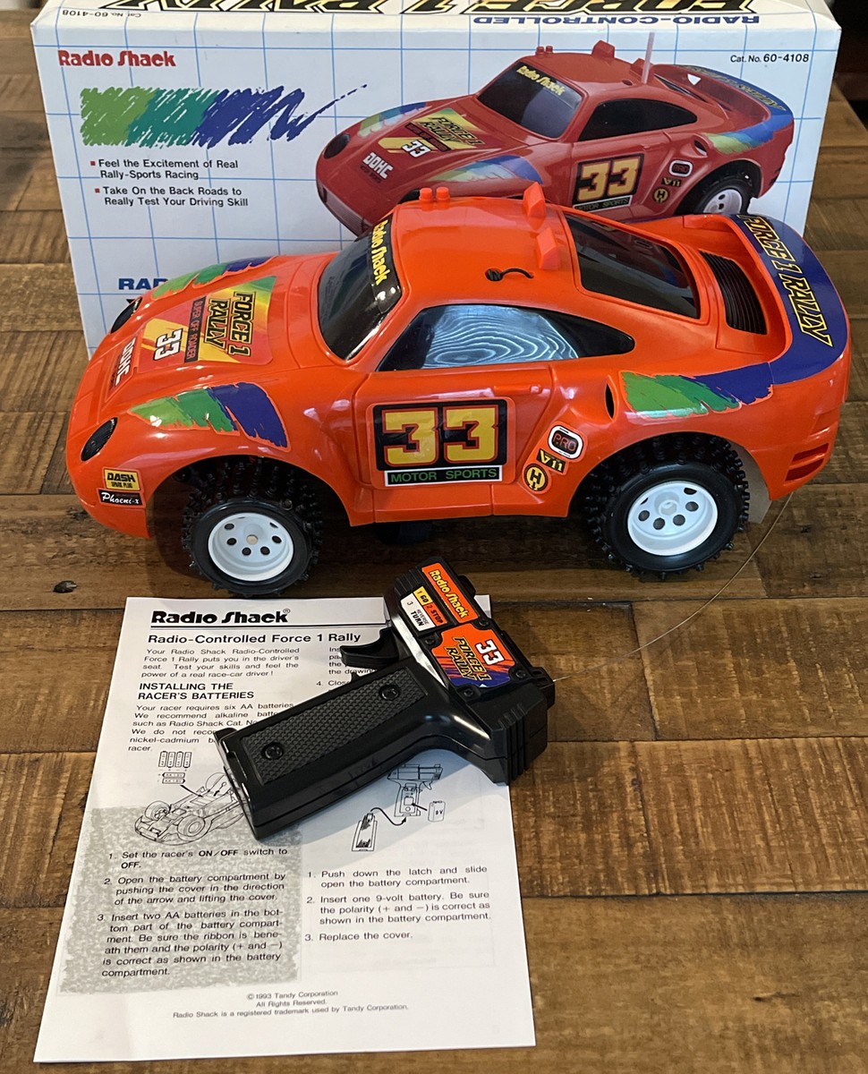 Vintage Radio Shack Force Rally Radio-Controlled Car For Parts