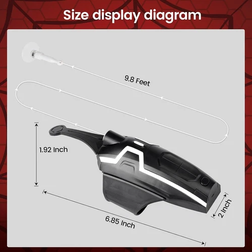 For Children Spider Man Launcher Glove Cosplay Spider String Web Shooter Toys - Picture 8 of 9
