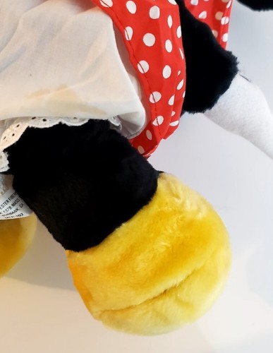 Vintage 80's Mickey & Minnie Mouse 14" Plush Disneyland Walt Disney World Parks - Picture 9 of 10