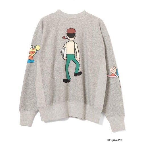 Beams x Champion Fujiko F. Fujio Doraemon Sweatshirt 90th Anniversary USED/MINT - Picture 2 of 10
