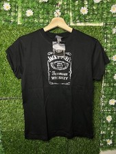 JACK DANIEL'S 2007 Official Silver Foil Old No. 7 Whiskey T-Shirt Size Large NWT