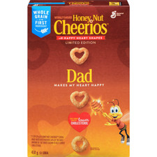 2-Pack General Mills Honey Nut Cheerios Breakfast Cereal, Whole Grains