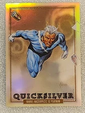 #71 QUICKSILVER 2024 Marvel Masterpieces '92 Platinum RAINBOW