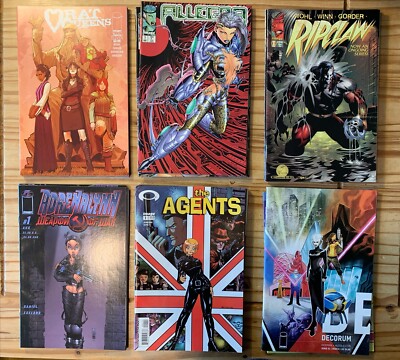 IMAGE COMICS LOT OF 25 ,RAT QUEENS, RIPCLAW, THE AGENTS, TASK FORCE 1,VFN+