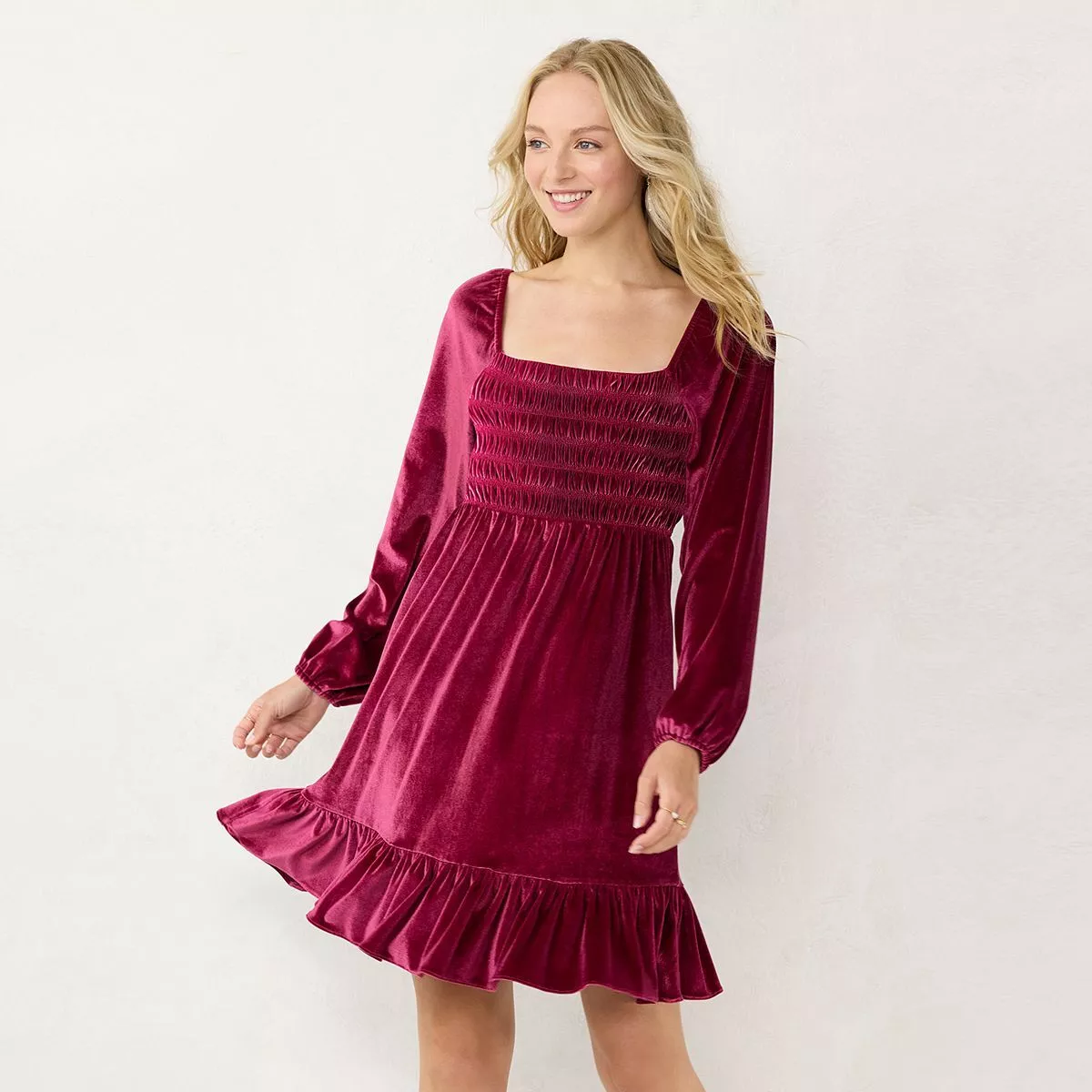 Velvet 2025 smocked dress