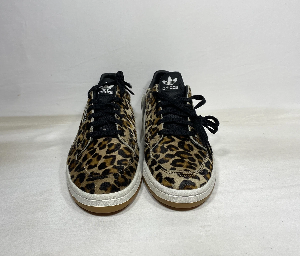 Adidas Continental 80 F33994 Leopard Men s Shoes Sz 10.5 Pony Hair Faux
