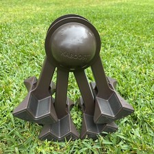 Kaboost Portable Chair Booster 2 Heights Adjustable Lift Seat Brown