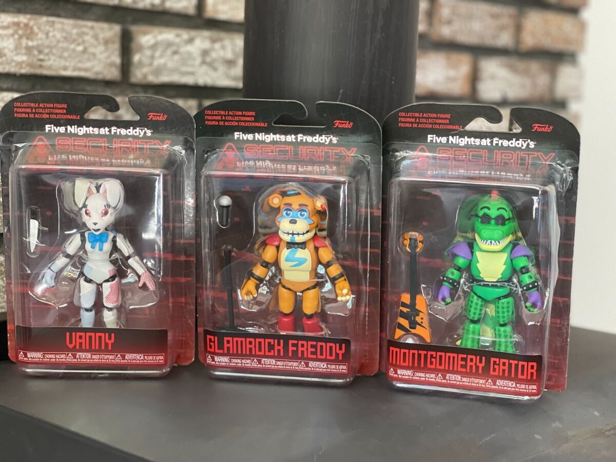 Funko Five Nights At Freddy's Security Breach Action Figures - COMPLETE SET  of 5