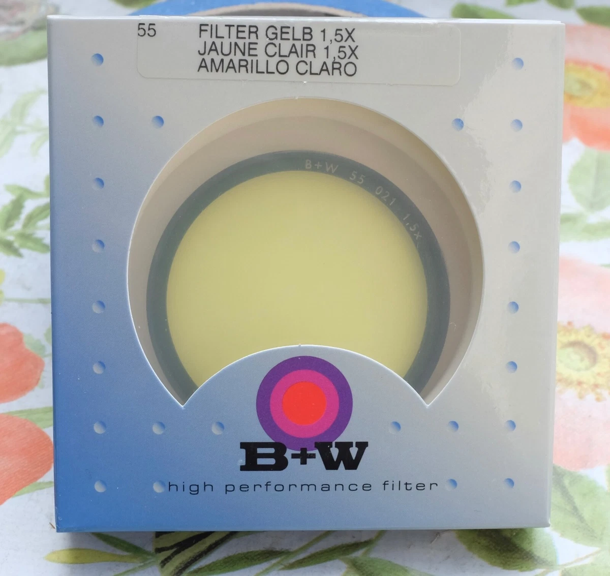 B+W 71703 filtre 080 diamètre 52mm 52 080 1,5x Med Blue. F B+W 71703 filtre 080 diamètre 52mm 52 080 1,5x Med Blue. F