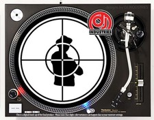 Public Enemy Crosshairs - 7"-12" DJ slipmat for LP turntable record player