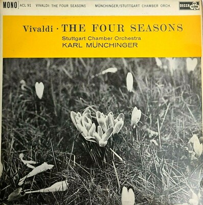 VIVALDI THE FOUR SEASON STUTTGART CHAMBER ORCHESTRA 12'' DECCA LP Karl Munchinger