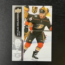 2021-22 Upper Deck Series 1 Hockey Nicolas Deslauriers Base #1 Anaheim Ducks