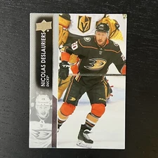 2021-22 Upper Deck Series 1 Hockey Nicolas Deslauriers Base #1 Anaheim Ducks