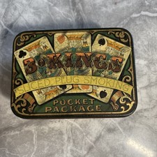 3 Kings Sliced Plug Smoking Pocket Package Advertising Tin