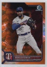 2022 Bowman Chrome Sapphire Edition Orange /75 Marcus Semien #32 nd3