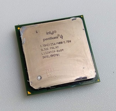 Intel Pentium 4 SL5UG Intel Pentium 4 SL5UG CPU (1.7GHz, 400MHz FSB, Willamette)