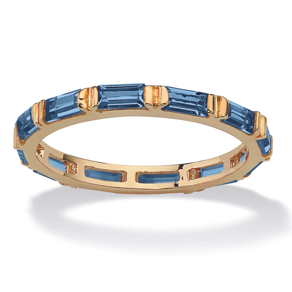 Birthstone Eternity Band Gold-Plated - Image 3 of 4