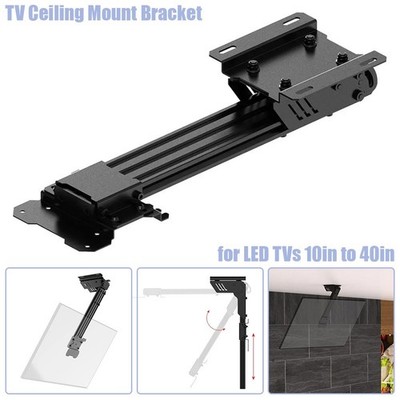 TV Ceiling Mount Bracket Adjustable Folding For 10 13 14 20 26 30 36 37 40'' LED