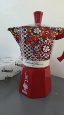 Image of Bialetti D&G 6-Cup Red Ceramic Coffee Maker Red
