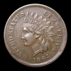 1864-L Initial L Indian Cent Penny ---- Stunning Condition Coin ---- #KK553