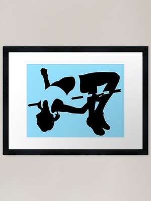 high jump Framed Art Print Framed Wall Art Poster Canvas Print Picture