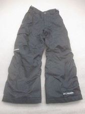 Columbia Size XS Kids Black Insulated Omni Heat Adjustable Waist Snowpants 602