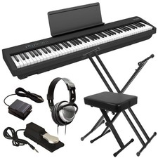 Roland FP-30X Digital Piano - Black KEY ESSENTIALS BUNDLE